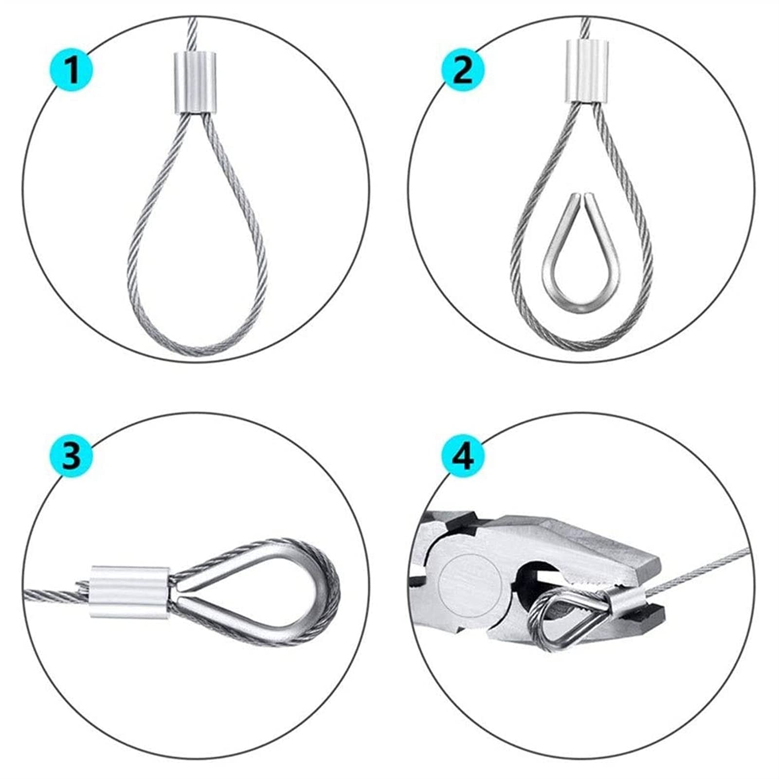 Cable Acero,Cable Acero Plastificado Cuerda de alambre de cuerda de acero CLORURO DE POLIVINILO Cable de cable flexible recubierto cable suave 5 7PCS Ganchos de acero inoxidable 30 metros