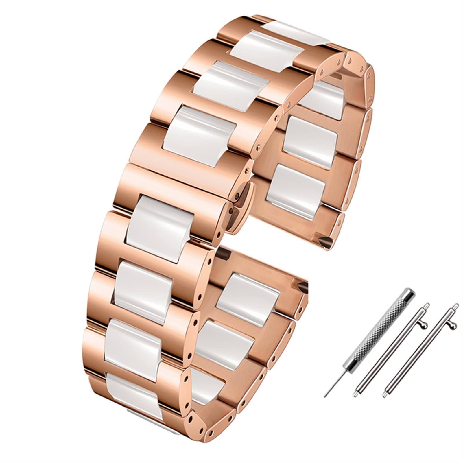 Bracelet de montre intelligent 20 mm 22 mm en céramique pour Samsung Gear S2 S3 S4 Bracelet de rechange pour Huawei Watch 2 Pro GT2 Magic Band