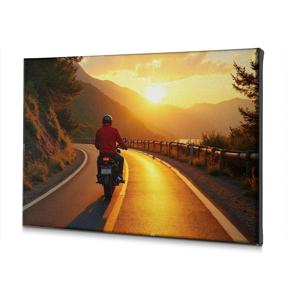 Décoration de Pâques chrétienne motif moto et fleurs sauvages - 5