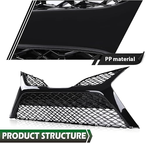 Miniatura 8 de GRAND ORANGE Parachoques delantero inferior compatible con Toyota Camry SE XSE 2018 2019 2020 5310206520, TO1036185