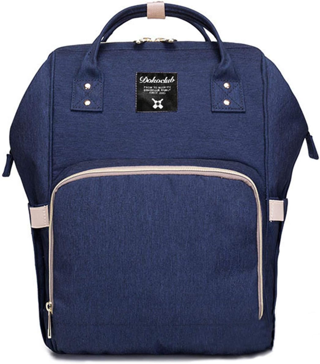 Diaper Bag Backpack, Dokoclub Waterproof Multi-Function Diaper Backpack (blue)