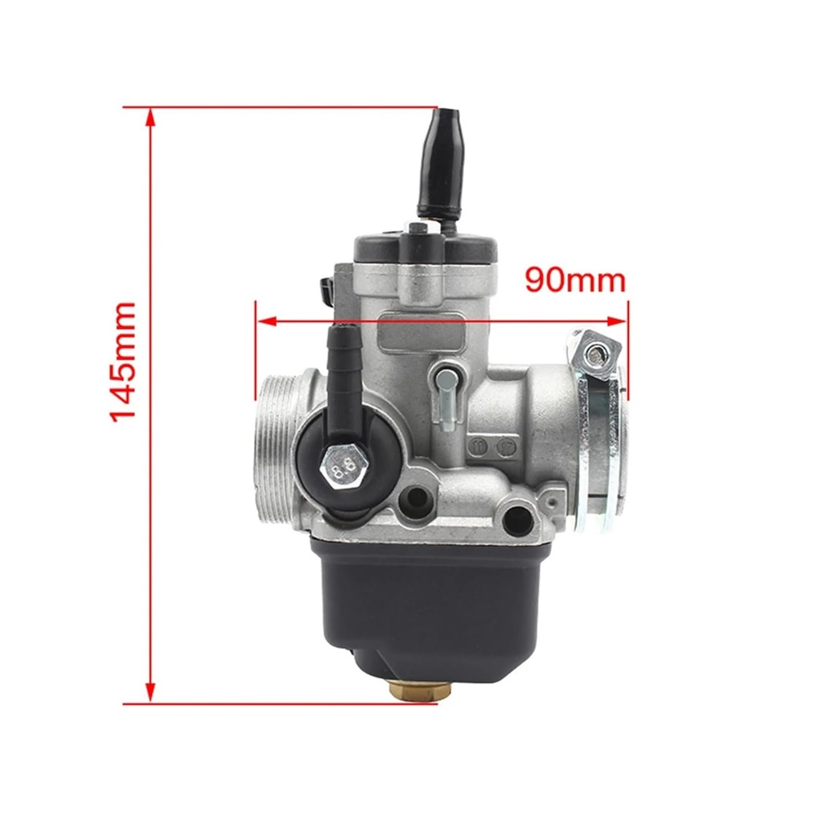 1 Unidad Carburador para Dellorto para PHBL 20 22 24 25 26 28mm Motocicletas Ciclomotores Scooters 2 4 Tiempos Motocross Y Carreras 50 A 300cc Carburadores(26mm)