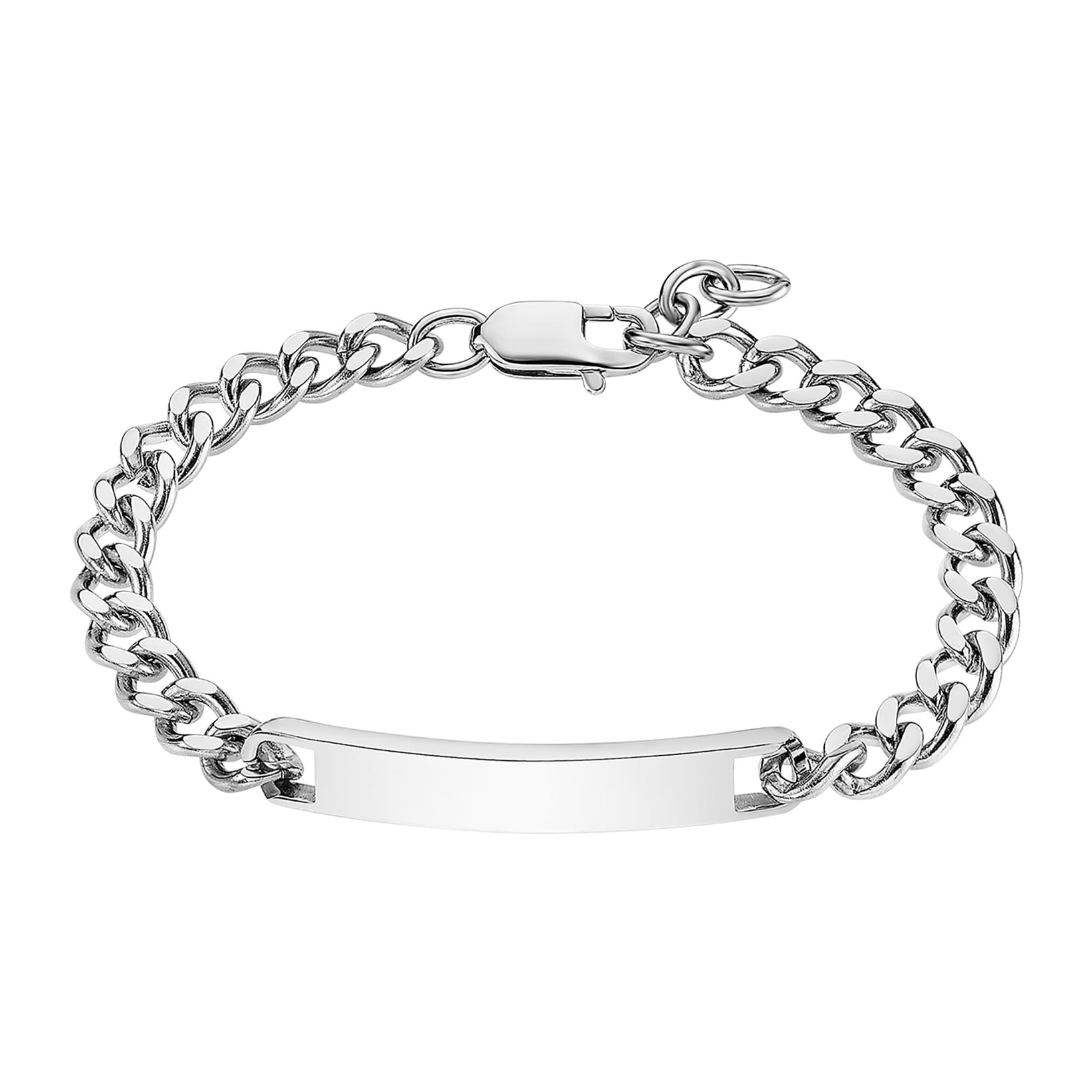 LOTUS STYLE LOTUS STYLE Pulsera Hombre Acero Inoxidable 316L Brazalete de Diseño Sofisticado, Confortable y Resistente al Agua - Cadena, Esclava - Pulseras Hombre 22.00 mm LS2364-2/1 - Ideal para Regalo