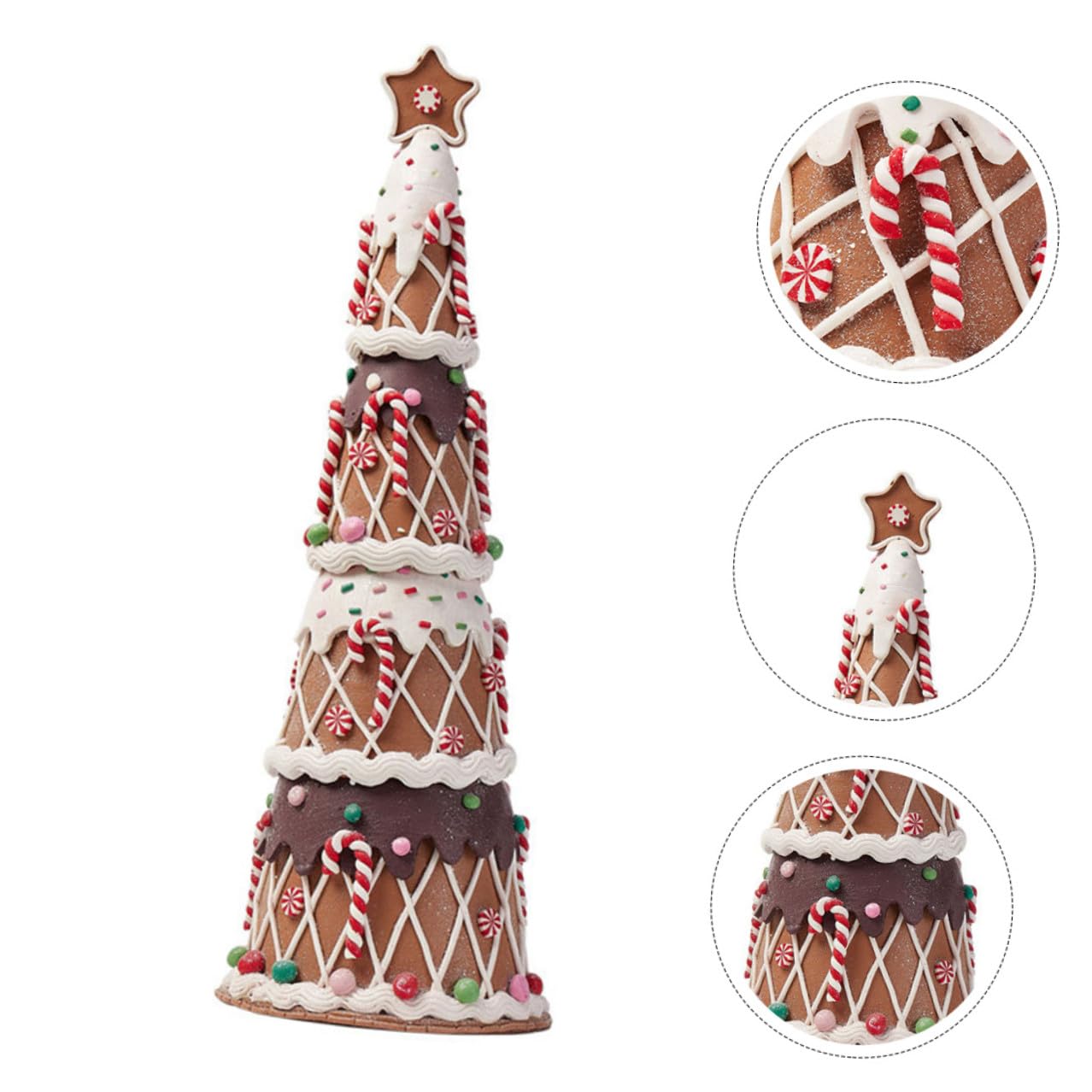 Kunststoff-Weihnachtsbaum mit Süßigkeiten-Design Weihnachtsdeko für Zuhause Party Geschenkidee für Verschiedene Festtagsfeiern