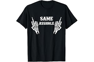 Same Asshole Discreet Black T-Shirt