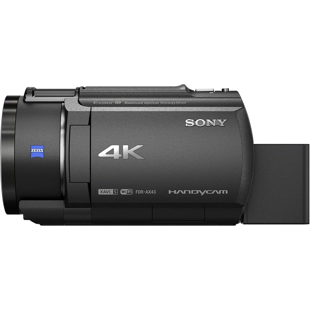 Amazon | Sony FDR-AX43 UHD 4K ハンディカムカメラ + 2個 64GB