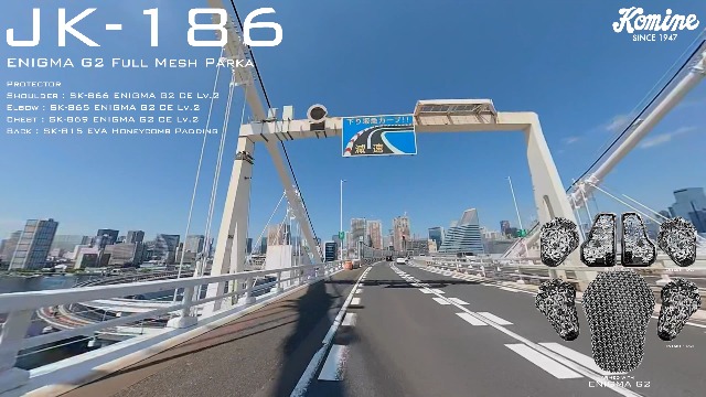 Amazon | コミネ(KOMINE) 2026モデル バイク用 07-186 JK-186 エニグマ