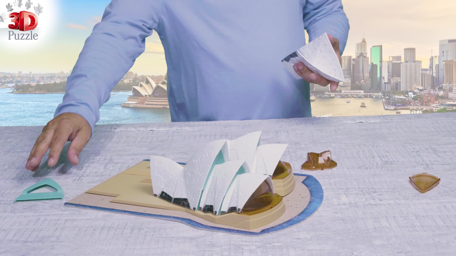 Ravensburger 3D Puzzle 11243 - Sydney Opera House - 3D Puzzle für Erwachsene und Kinder ab 8 Jahren, Opernhaus Sydney… – Bild 7