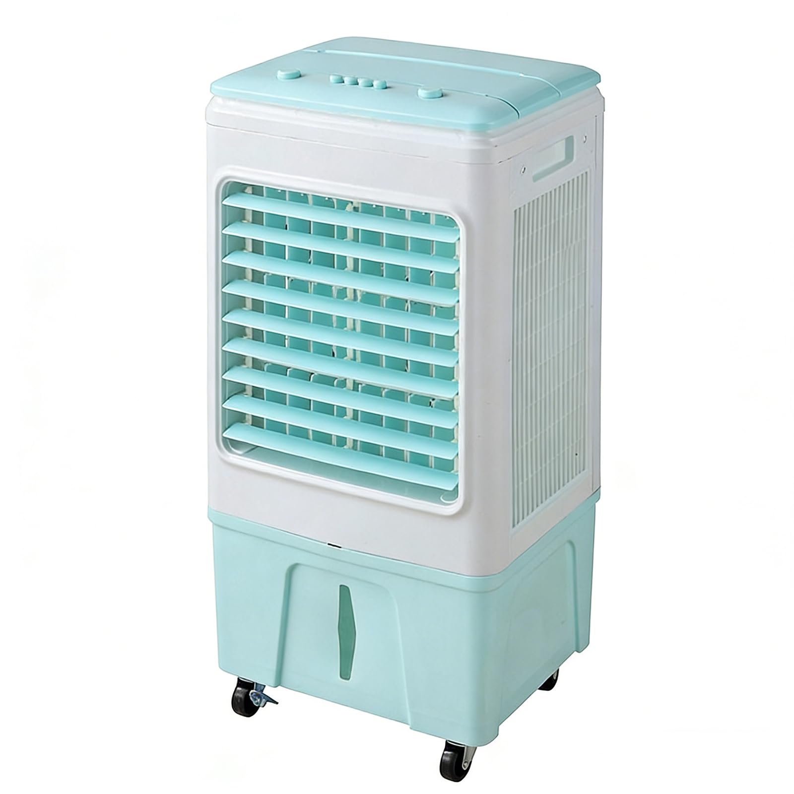 Zuiquity Portable Air Cooler, Evaporative Fan for Home & Office, Air Conditioner Multi-Speed, Aire Acondicionado Portatil Quiet Operation, with Casters(Color:blue)
