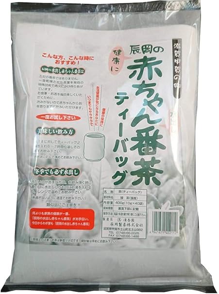 Amazon 辰岡製茶 水出し 赤ちゃん番茶 ティーパック 10g 40パック 2袋セット 滋賀県産 辰岡製茶 コーヒー 紅茶 お茶 粉末ドリンク 通販