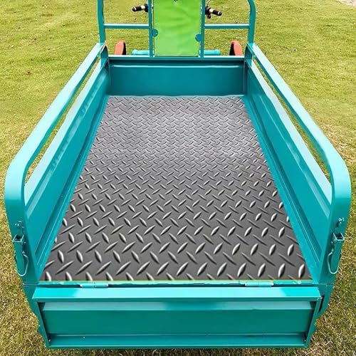 Tapis de sol en caoutchouc antidérapant durable pour garage Diamond Plate - 2