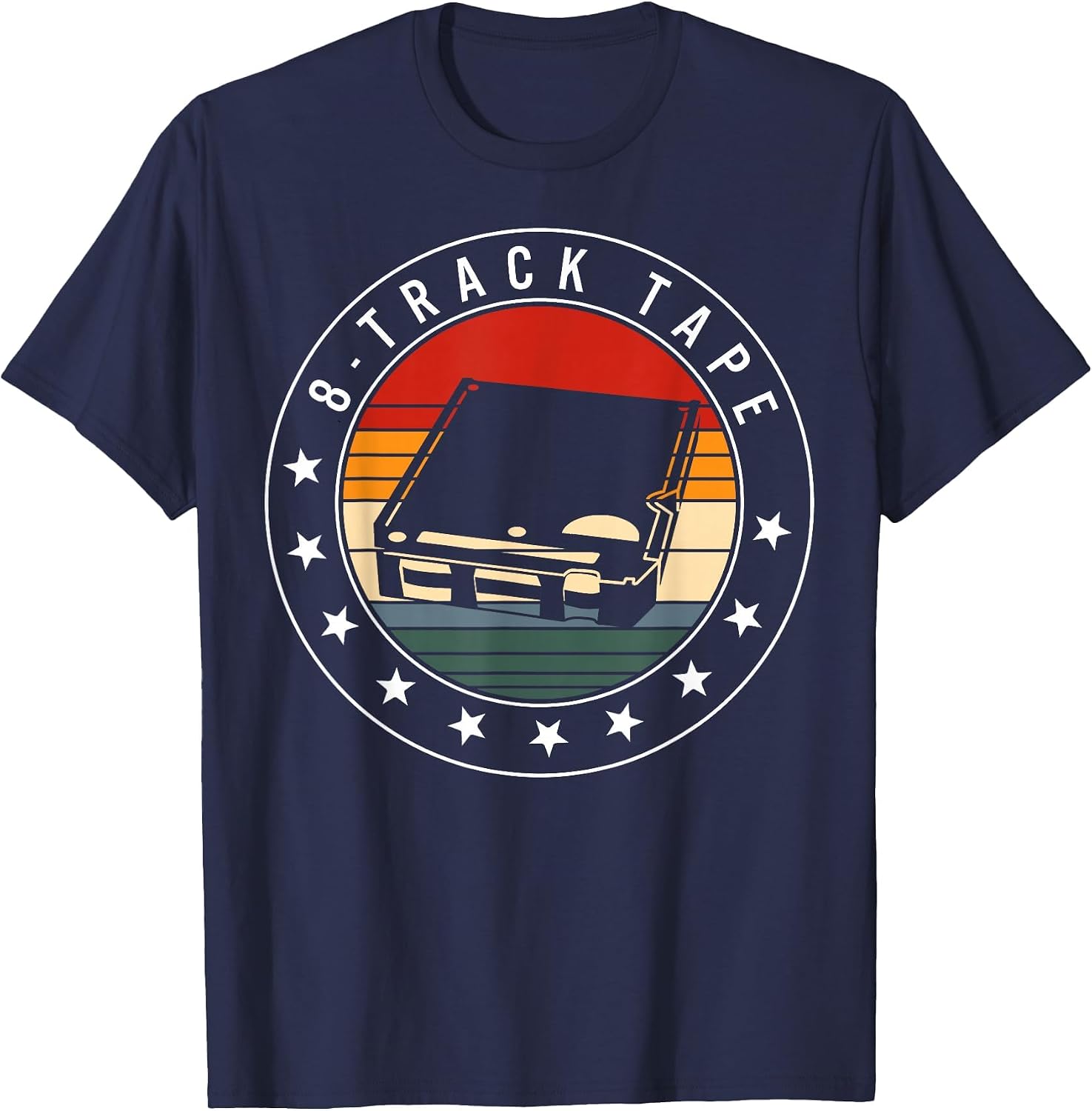 Music 8 Track Tape Music Record Tape Mixtape Collector Retro T-Shirt image 4