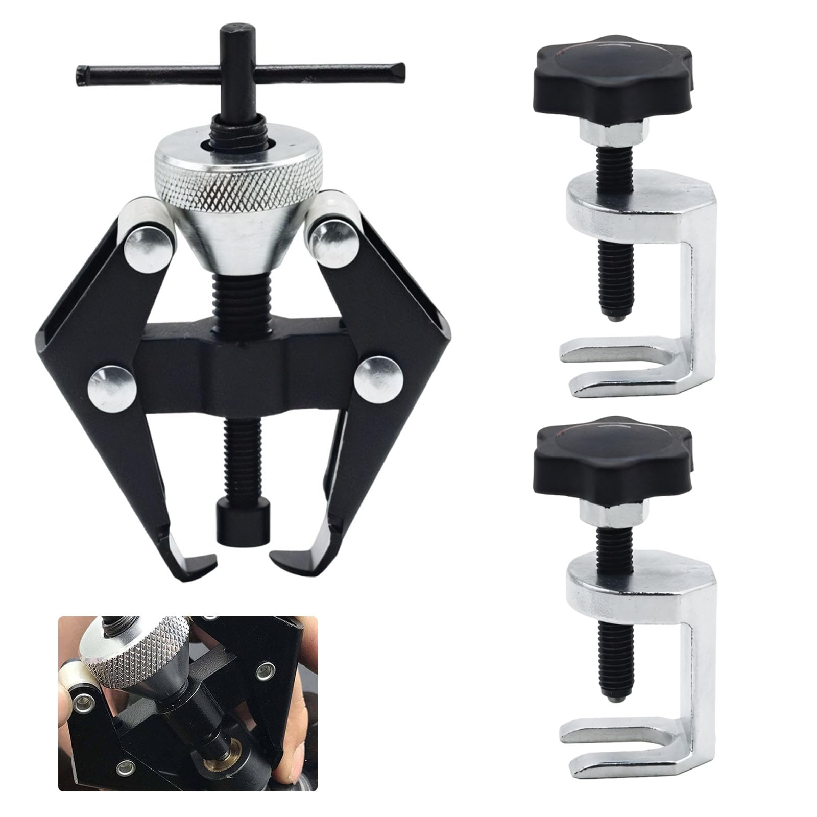 3 Pezzi Estrattore Tergicristallo Auto, Regolabile e Estrattore Cuscinetti Universale per Rimuovere Tergicristalli 9-30mm