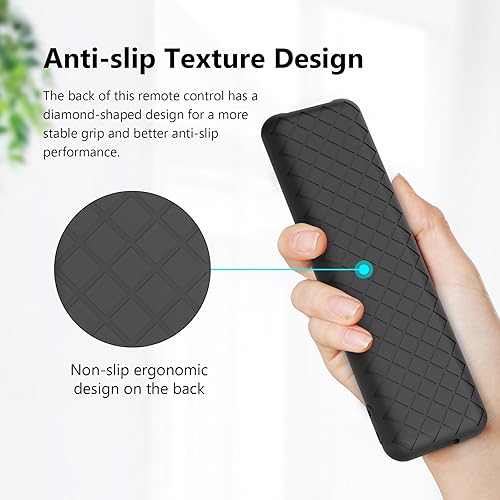 Miniatura 6 de Funda protectora de silicona para control remoto Samsung M70BM80B, antideslizante, a prueba de golpes, para Samsung Smart Remote BP59-00149B