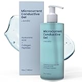 10oz Conductive Gel For Microcurrent Devices - Collagen Peptides & Hyaluronic Acid Boost Skin Radiance - Locks in Moisture for 24 Hours