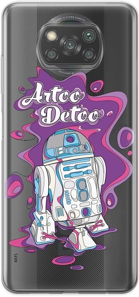 ERT GROUP Mobile Phone Case for Xiaomi POCOPHONE X3 Original and Officially Licensed Star Wars Pattern BB 8 010 Perfectly Adapted to The Shape of The Mobile Phone, Partially Transparent