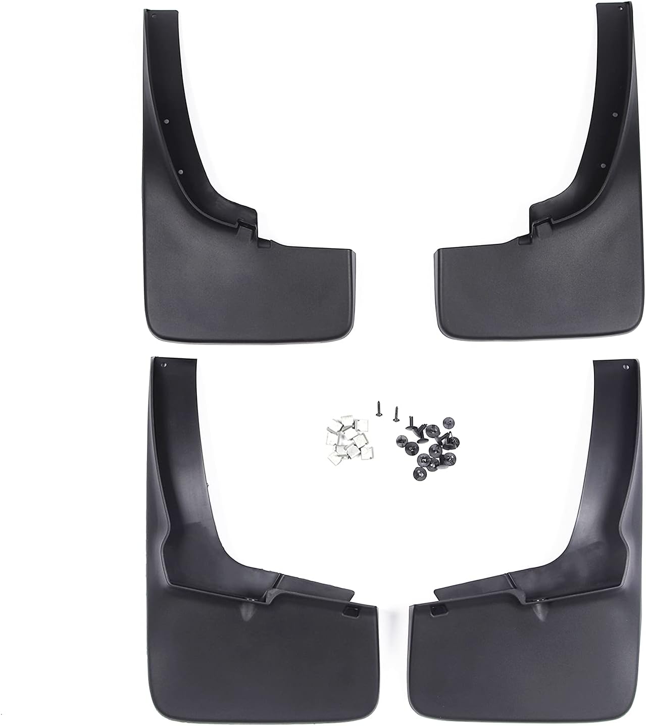 MP&PV Mud Flaps Compatible with Ford Ranger 2019 2020 2021 2022 2023, Automotive Parts Front & Rear Wheel Splash Guards 4 PCS Set