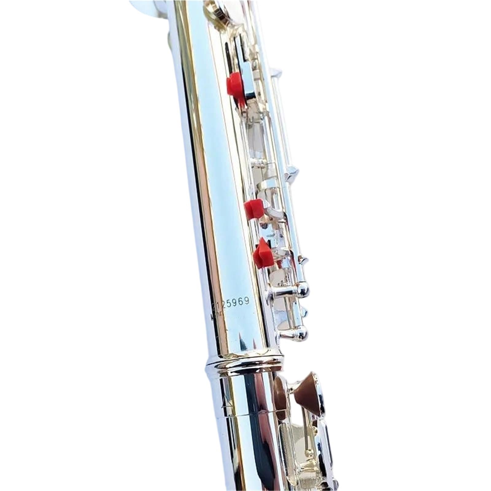 Classic Flet Poprzeczny YF-471 16 Otworów Z Kluczem E YF-271 Posrebrzany C Biała Miedź Flet Poprzeczny Instrumenty Muzyczne(YFL-471)