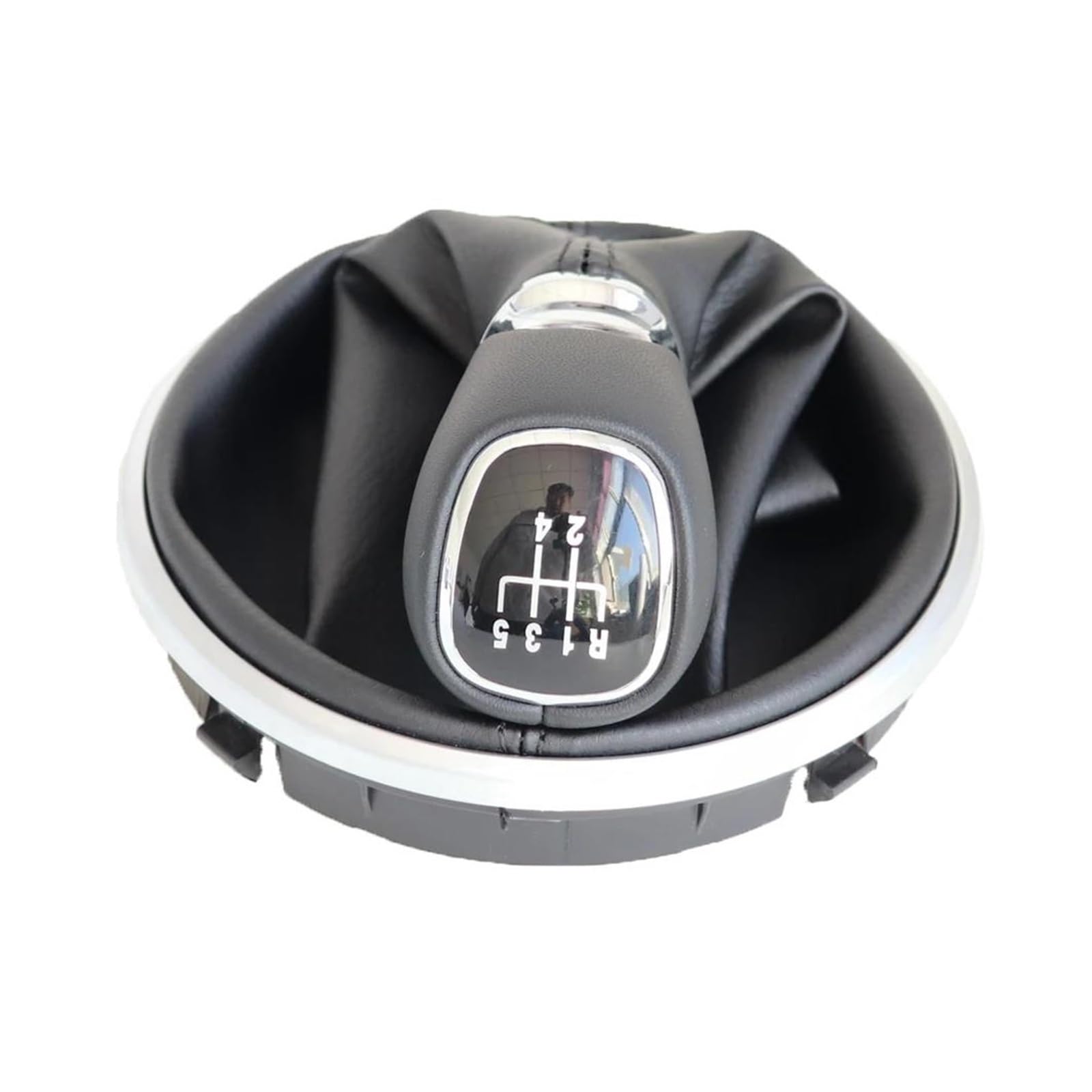 POANBCGY 5 Speed Gear Shift Knob Shifter Boot Car Styling for Skoda for Fabia 2 II MK2 for Combi for Scout 2007-2014 Replacement Parts