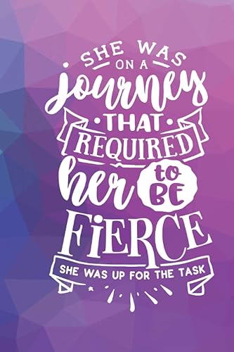 SHE WAS ON A JOURNEY: This is custom-made paperback journal/notebook