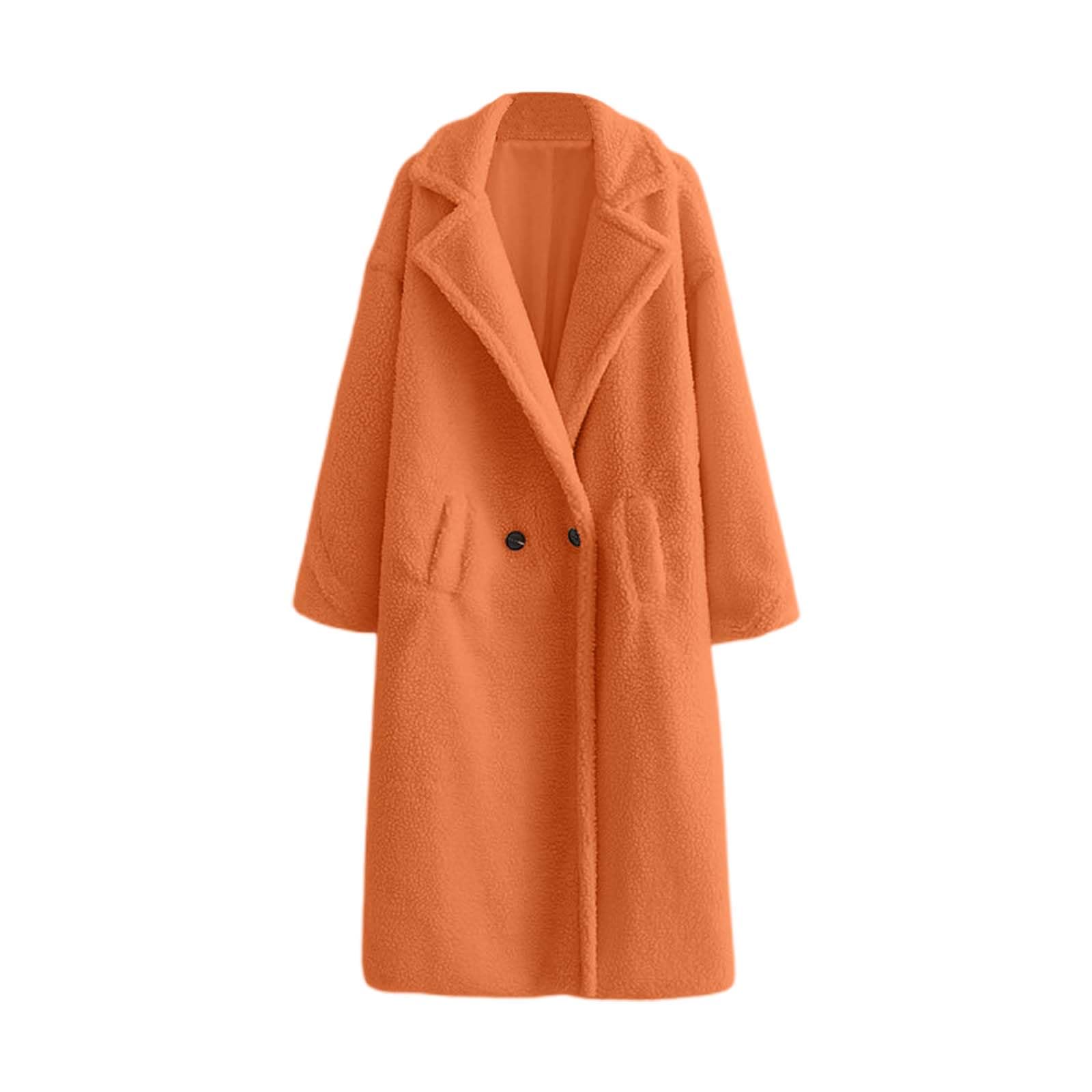 Damen Teddy - Teddyfleece Mantel Jacke Teddymantel Plüschmantel Teddyjacke Warme Strickjacke Trenchcoat Damen Lang Flauschig Oversized Cardigan