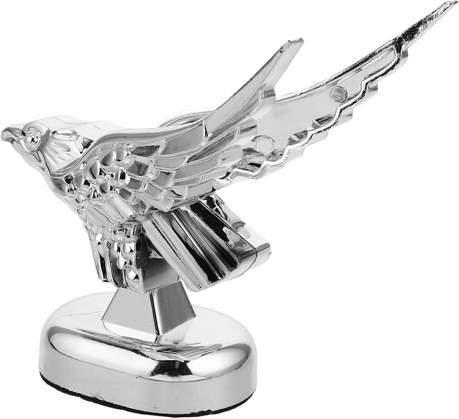 Ciieeo Vintage Eagle Car Hood Ornament Vehicle Decoration Durable Plastic Engine for All Models Easy Install Strength Symbol Hood Accessory