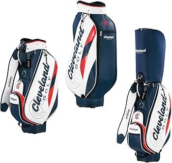 Cleveland Golf ゴルフバッグ キャディバッグ ネイビー/クリーム Amazon | クリーブランド GGC-C021 カート キャディバッグ 9型 日本