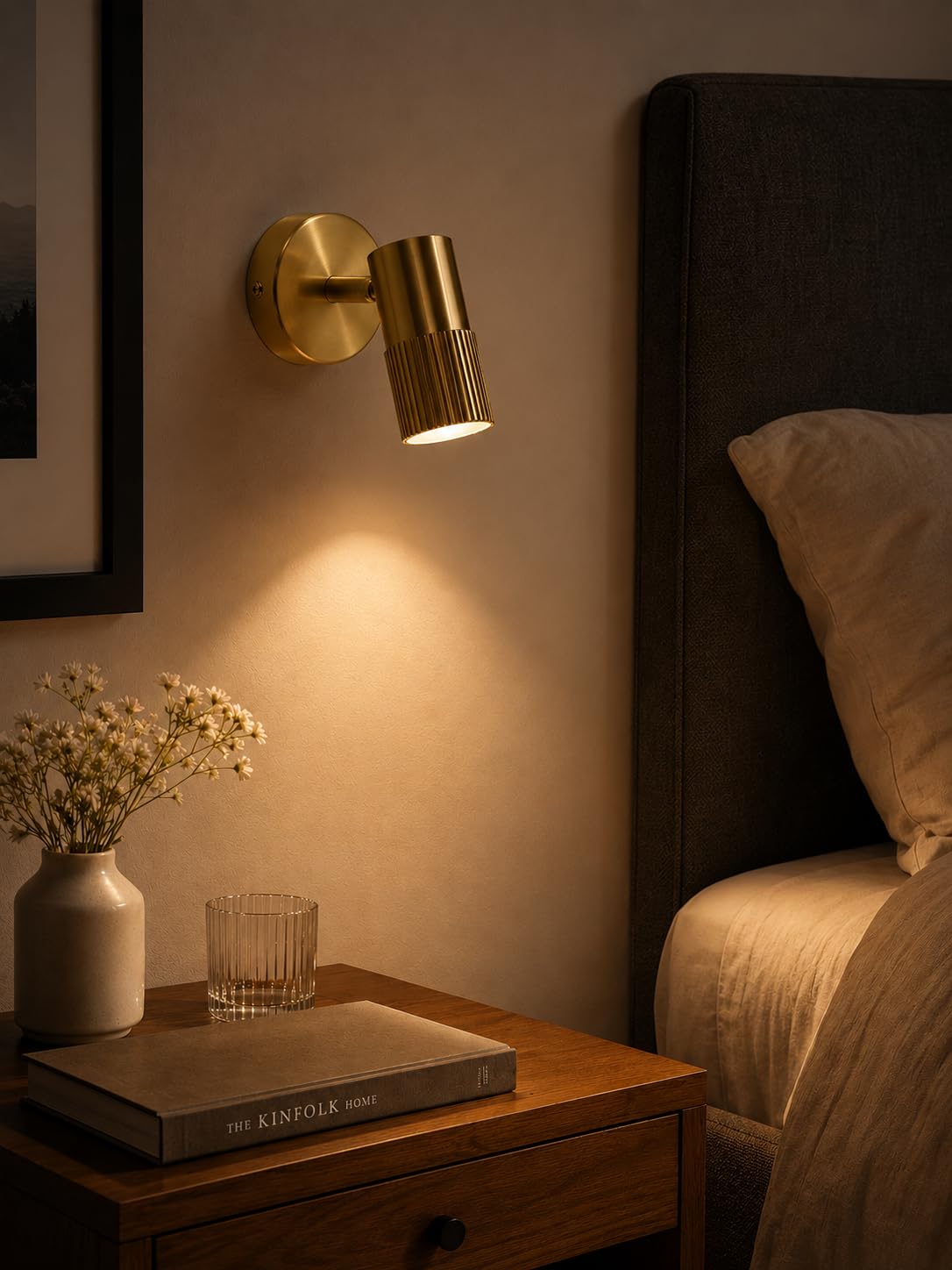FILLISKA® 3 in 1 Single Wall spot/Picture/Display/Mirror Light with Adjustable Head and Colour Changing Function (6 Watt Luxurious Gold-185)-image-40