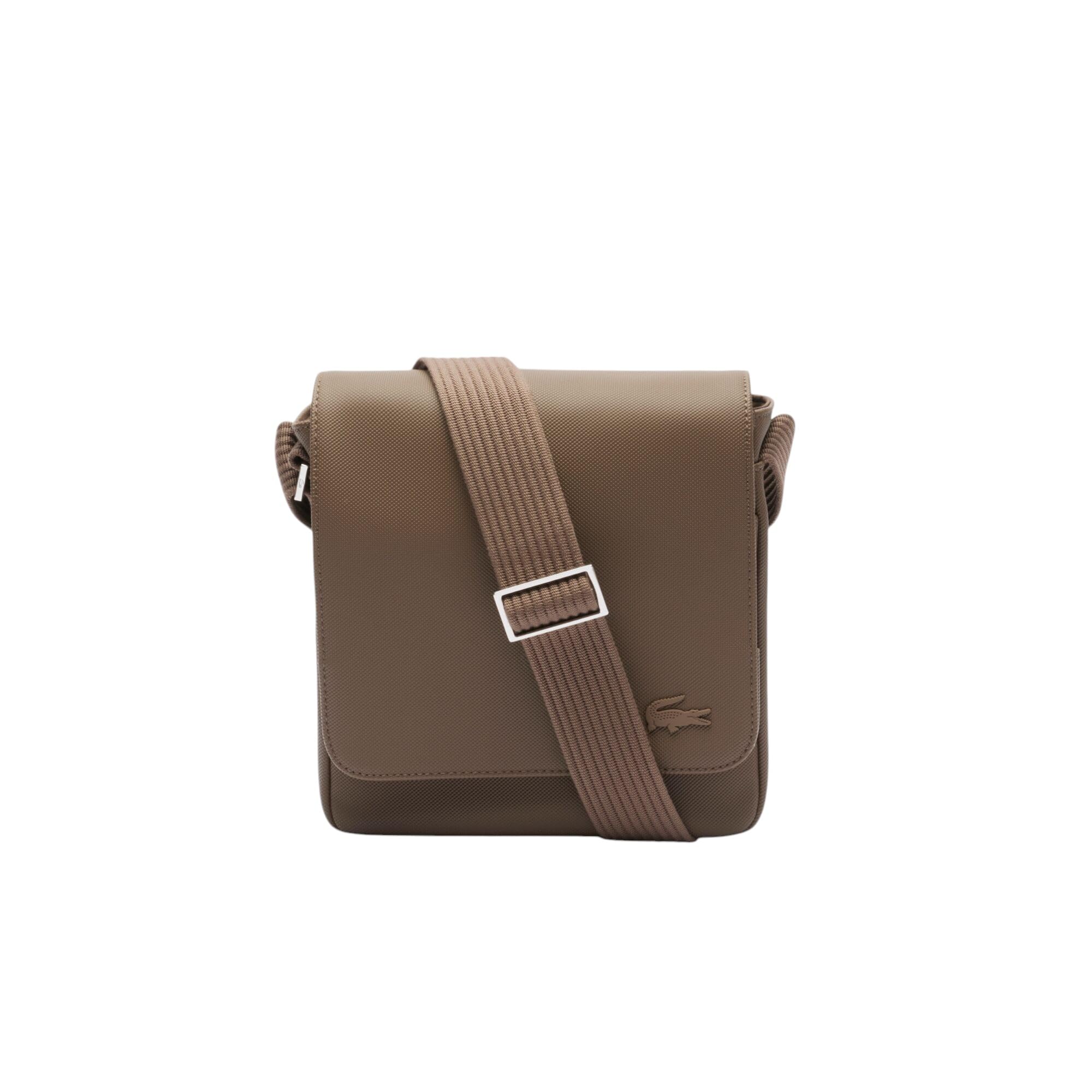 

                                                    Lacoste Mens Classic Flap Close Shoulder Bag, Brow