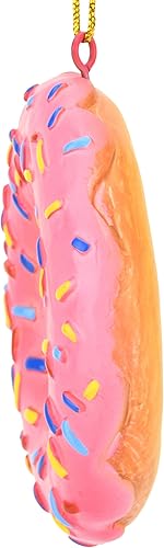 Miniatura 7 de Tree Buddees Adorno navideño de donut rosa con chispas