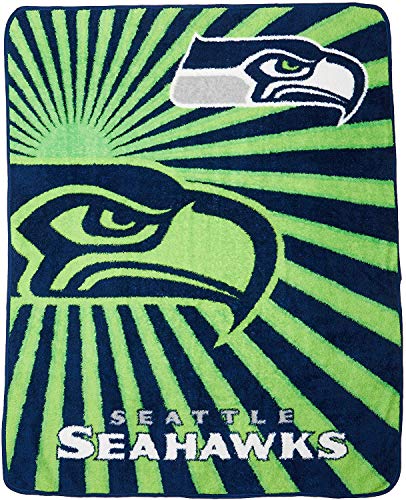 Northwest NFL Seattle Seahawks Sherpa Throw Blanket, 50