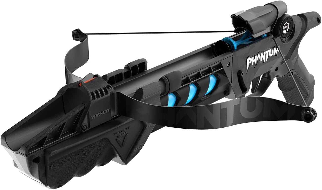 Barnett Phantum Series Suction Crossbow, Pump Action Suction Dart Crossbow Flies Over 30 Feet, Safe Indoors & Out, Ages 8+,