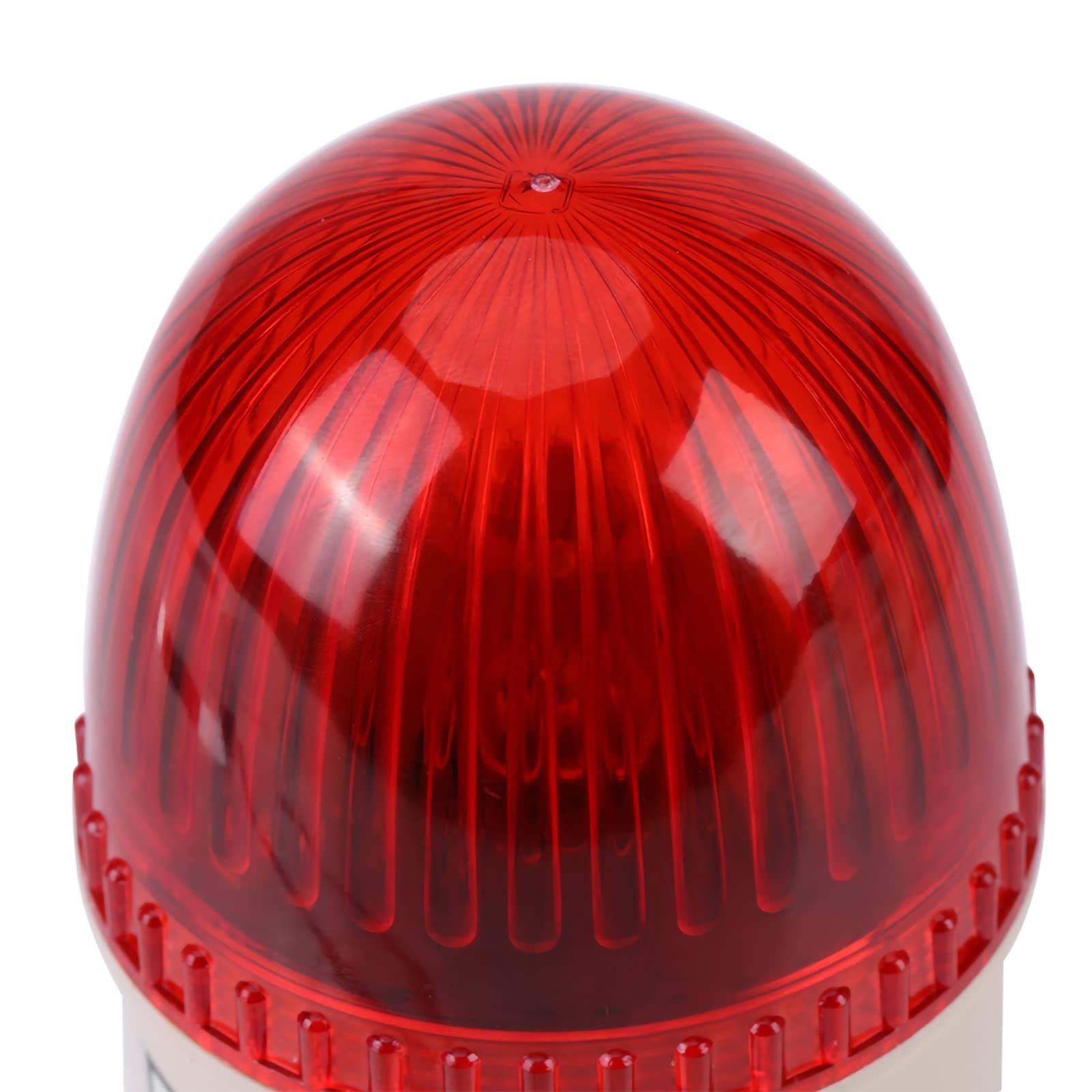 LED-Blitzlicht Warnleuchte Industrielle Werkzeugmaschine Rot Grün Blau Gelb 15W AC 220V, für Werkzeugmaschinen, Ausrüstungen (Rot)