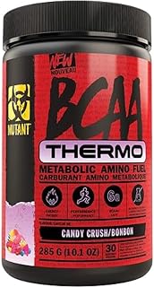 Mutant BCAA Thermo – Supplement BCAA Powder with Micronized Amino Acid and Energy Support - 285 g - Candy Crush