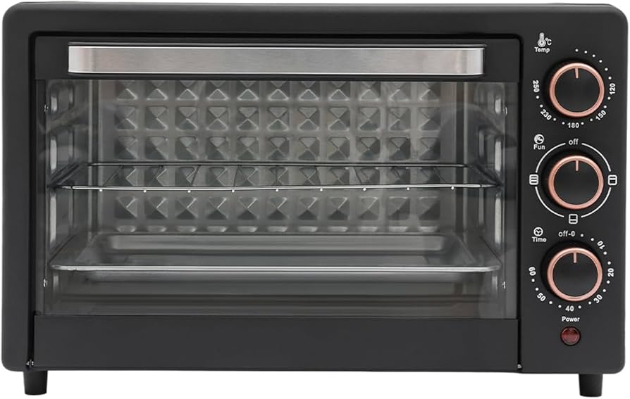 Oven 22L, Pizza Oven 1000W, 120°C - 250°C, Timer 0-60 Min, Mini Oven