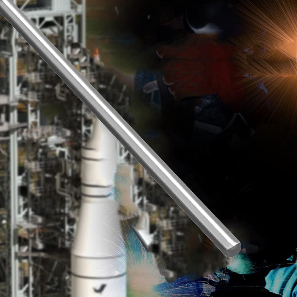 7075 Aluminum Rod Solid Round Solid Aluminum Rod Tower Bar Length 500 mm / 19.68 Inch-8mm (5 Pcs)