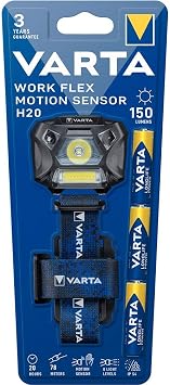 Varta WORK FLEX MotionSensor H20(Headlight) (With motion sensor) [Energy Class A+++]