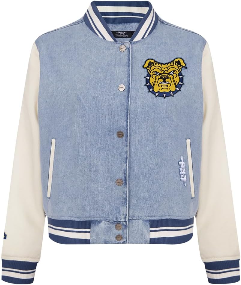 Pro Standard NCAA womens Womens College Varsity Blues Denim Denim Jacket