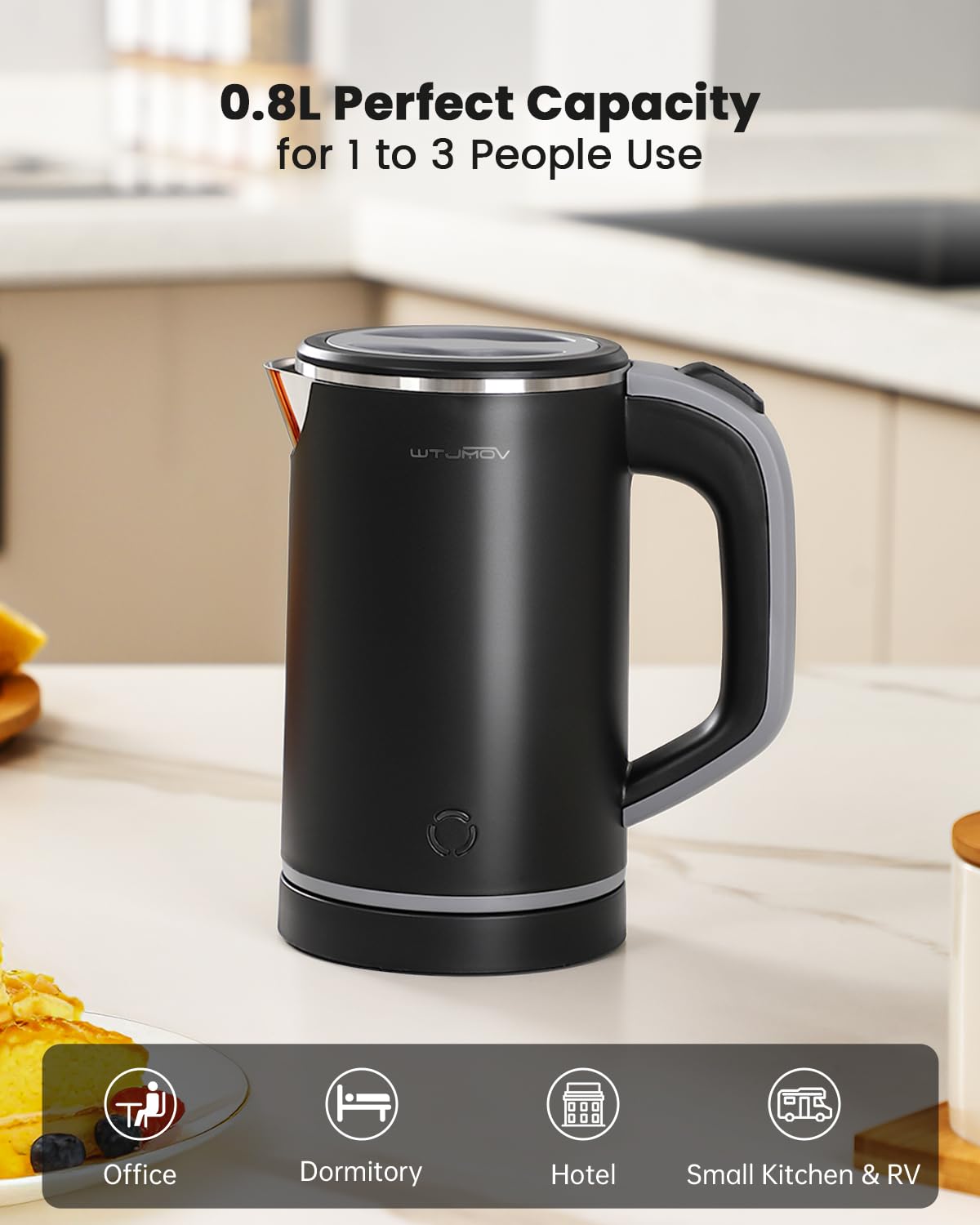 Portable Electric Kettle - Travel & Home Use -5