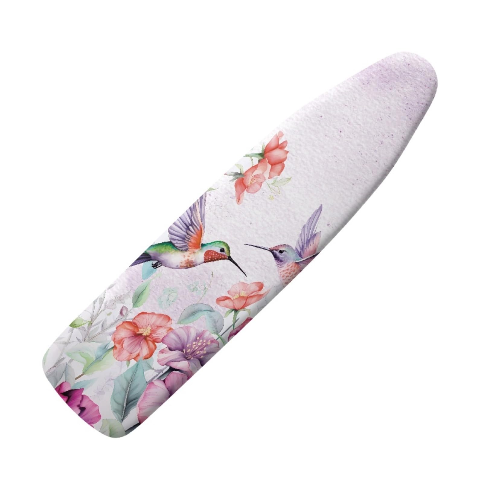 Ironing Board Covers Purple Hummingbird Iron Board Covers and Pad Thick Resist Scorching and Staining Thick Easy Fit Iron Cover Adjustable Elastic Rope Ironing Boards Cover 125x45cm