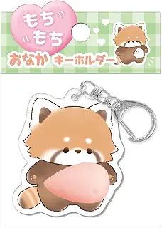 クーリア キーホルダー もちもちおしり&おなかキーホルダー おなか&レッサーパンダ 06405