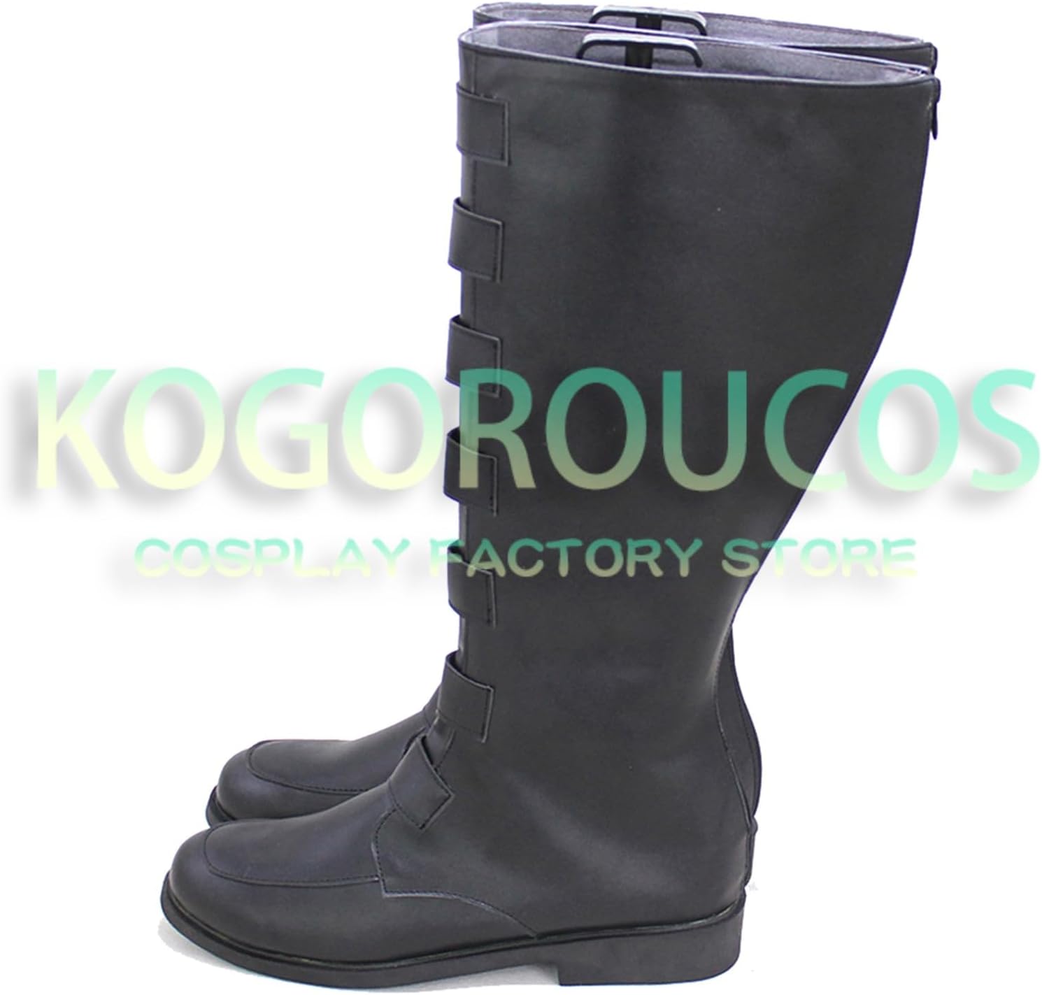 KOGOROUCOS Cosplay Shoes Boots for Qui Gon Jinn Customizable Large Size Costume Footwear M10129038