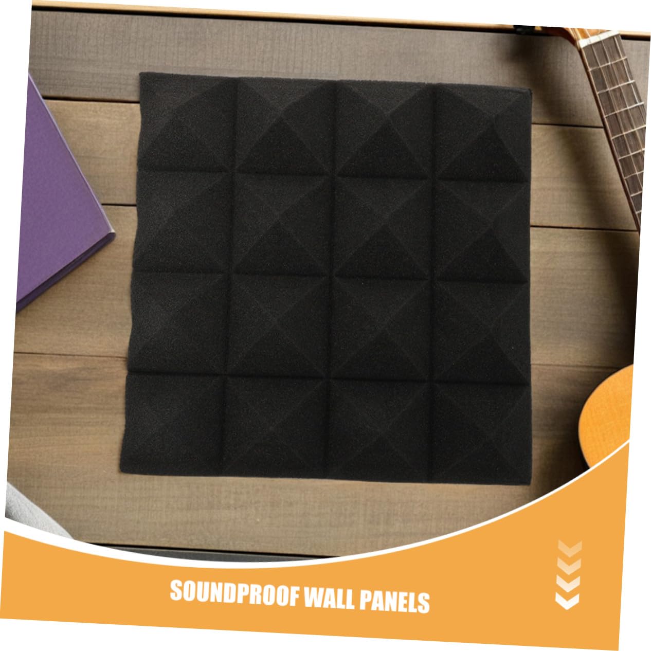 10 Paneles Acústicos De Fácil Instalación Insonorización Acústica Aislamiento Acústico Bricolaje Reducción De Ruido Para Paredes Color Negro