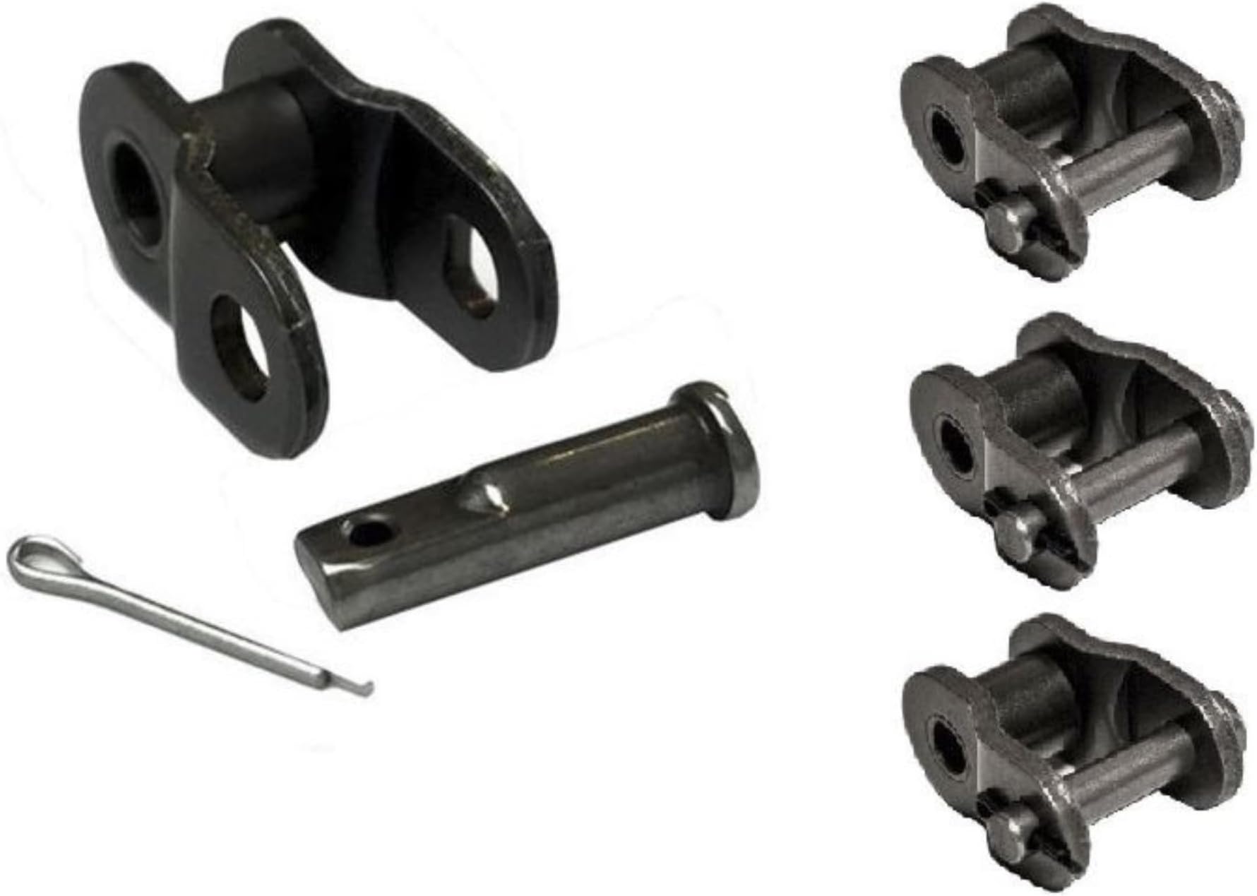4-Pieces #420 Offset Link1/2 Link, Half Link, Crank Link, Motorized Bicycle