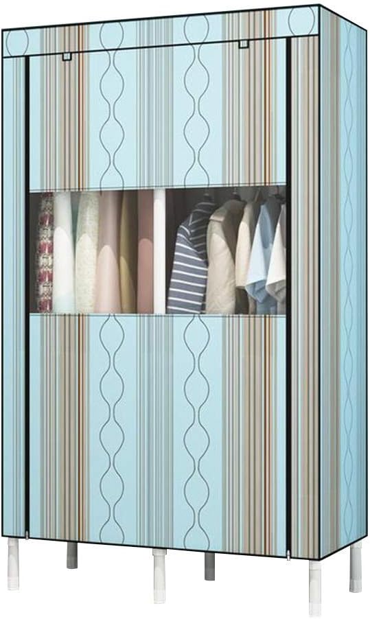 Cloth Wardrobe Clothes Closet, Portable Closet Wardrobe Storage Closet Standing Closet Fabric Cabinet Portable Wardrobe Nordic Style,B_87X45X175CM