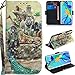 DodoBuy Sony Xperia L4 Custodia 3D Cover Magnetico Flip in Pelle PU Cuoio Copertura Case Wallet Portafoglio Supporto Cinturino da Polso per Sony Xperia L4 - Animali