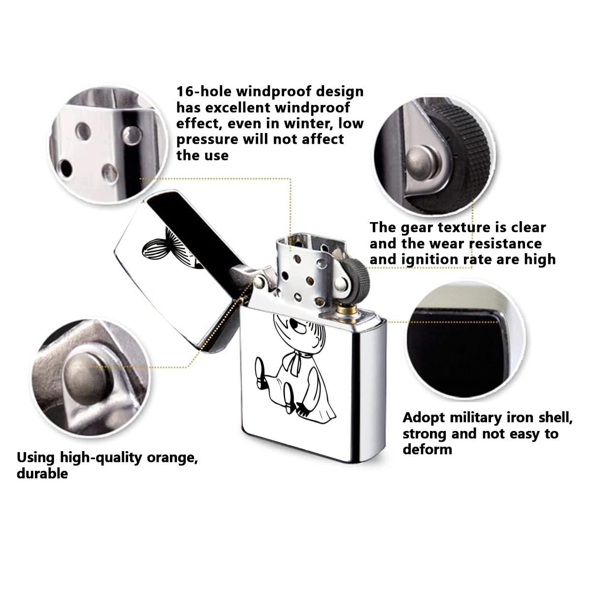 Amazon.co.jp: ジッポライター ムーミン リトルミイ ZIPPO兼用ケース