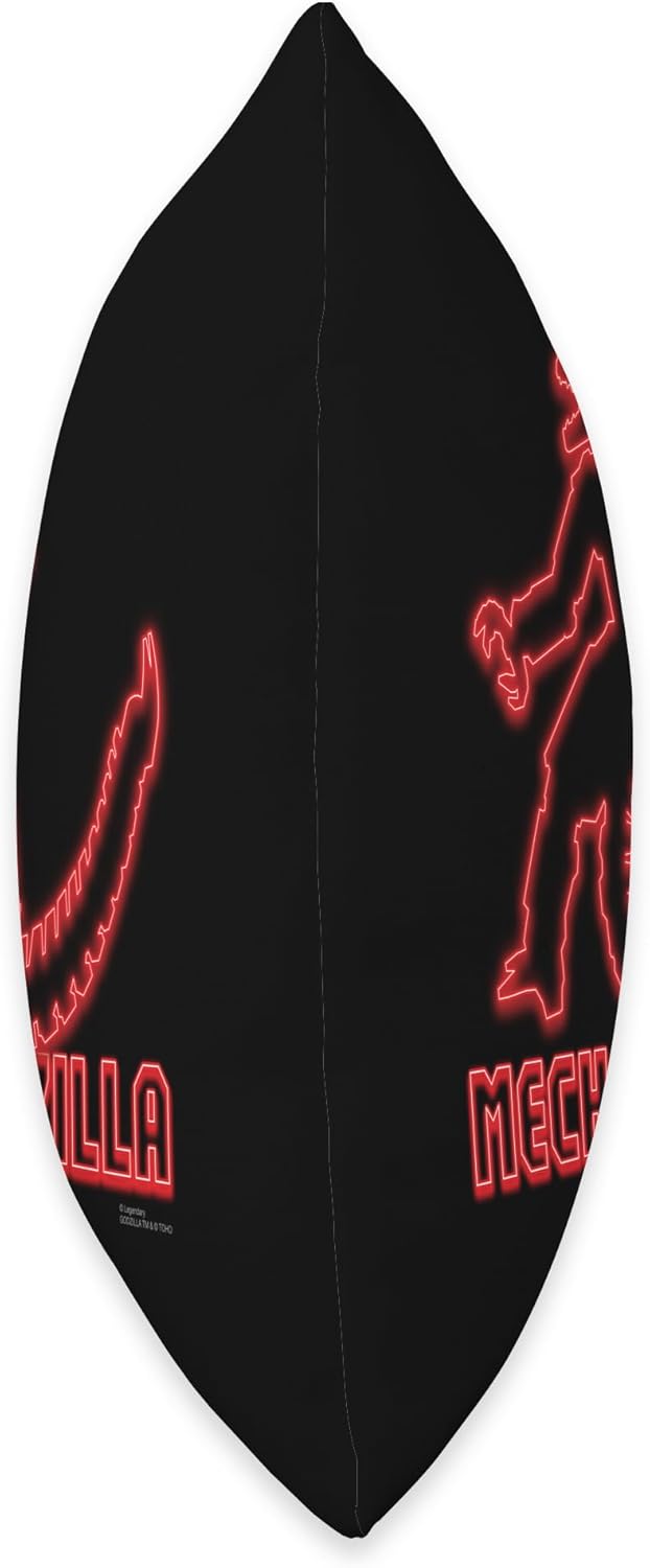 Godzilla vs Kong - Mechagodzilla Neon Throw Pillow