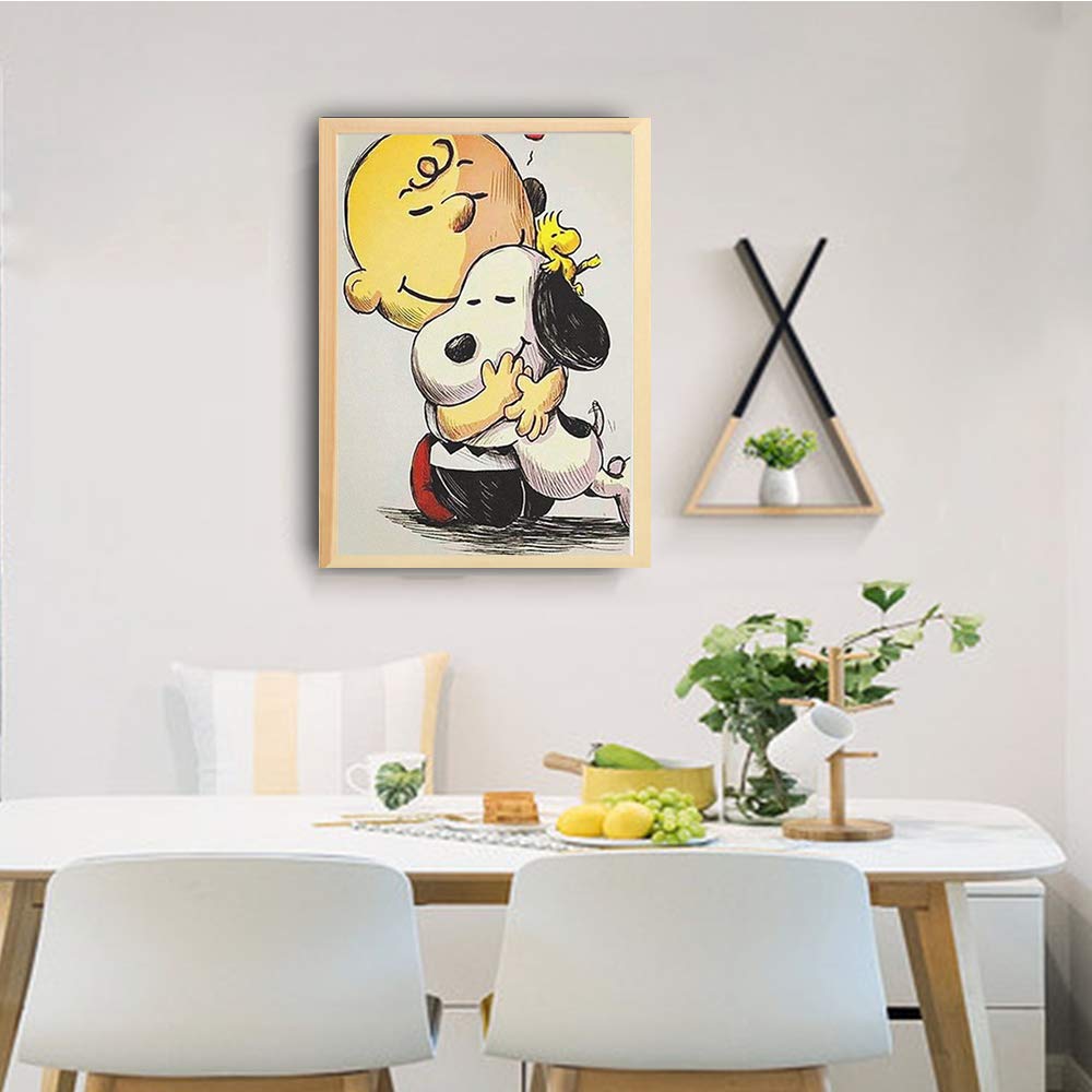 Amazon｜Snoopy スヌーピー 動物画 ポスター アートパネル フレーム