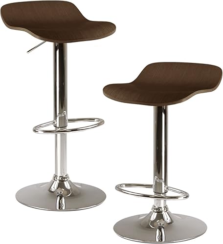 Winsome Taburete Spectrum, mediano, negro